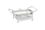 Vollrath 4644050 Mirage Stainless Steel Full-Size Induction Chafer Stand with Fuel Holders 25" x 16-3/4"