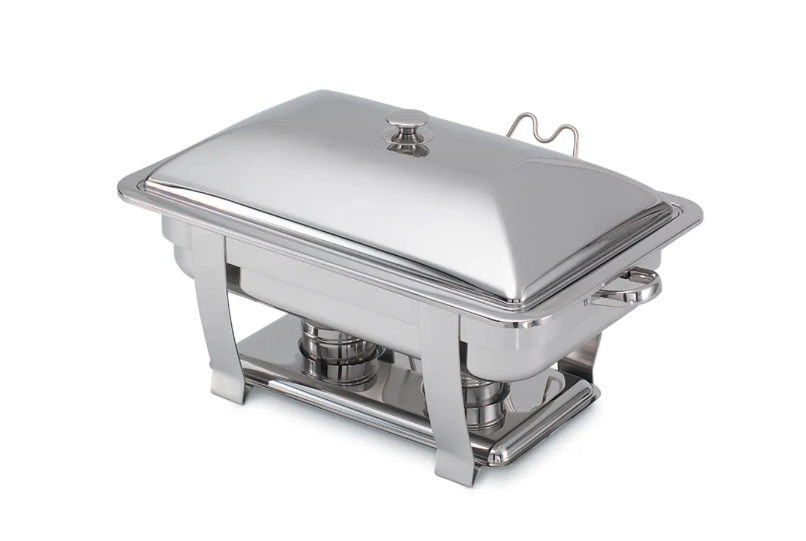 Vollrath 46518 Full Size Chafer w/ Lift-off Lid & Chafing Fuel Heat