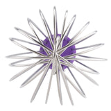 Vollrath 47002 Stainless Steel Piano Whip with Nylon Handle 10" - Purple