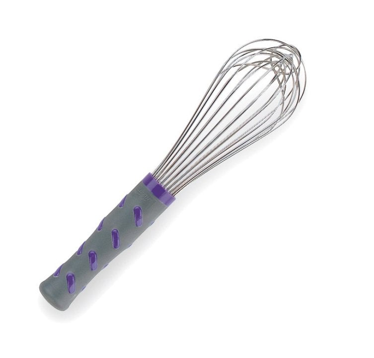 Vollrath 47002 Stainless Steel Piano Whip with Nylon Handle 10" - Purple