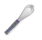 Vollrath 47002 Stainless Steel Piano Whip with Nylon Handle 10" - Purple