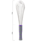Vollrath 47003 Whip, Piano, w/High Temp Nylon Handle, 12"