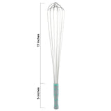 Vollrath 47096 Whip, French, w/High Temp Nylon Handle, 22"