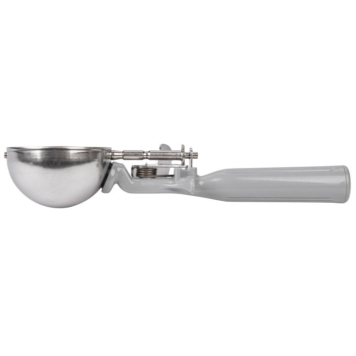 Vollrath 47140 Jacob's Pride Thumb Press Disher with One-Piece Gray Handle 4 oz. - Size 8