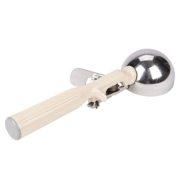 Vollrath 47141 Jacob's Pride Thumb Press Disher with One-Piece Ivory Handle 3-1/4 oz. - Size 10