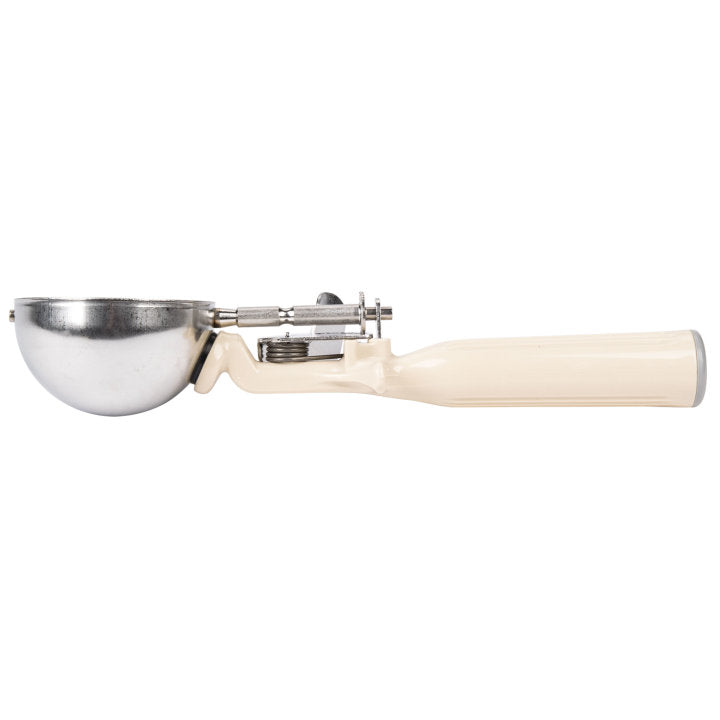 Vollrath 47141 Jacob's Pride Thumb Press Disher with One-Piece Ivory Handle 3-1/4 oz. - Size 10