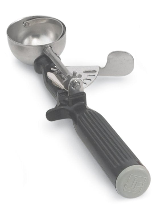 Vollrath 47146 Jacob's Pride Thumb Press Disher with One-Piece Black Handle 1 oz. - Size 30