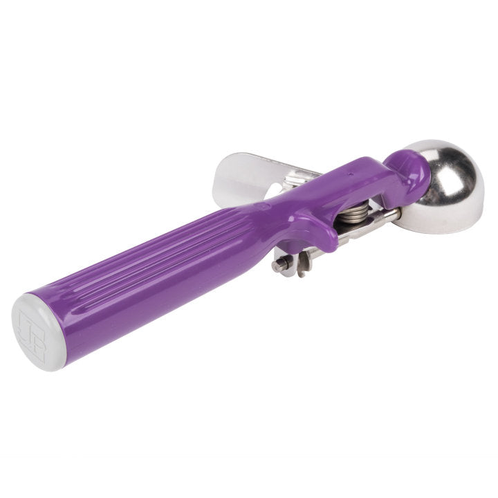 Vollrath 47147 Jacob's Pride Thumb Press Disher with One-Piece Orchid Handle 3/4 oz. - Size 40