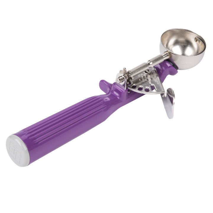 Vollrath 47147 Jacob's Pride Thumb Press Disher with One-Piece Orchid Handle 3/4 oz. - Size 40