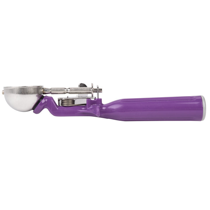 Vollrath 47147 Jacob's Pride Thumb Press Disher with One-Piece Orchid Handle 3/4 oz. - Size 40