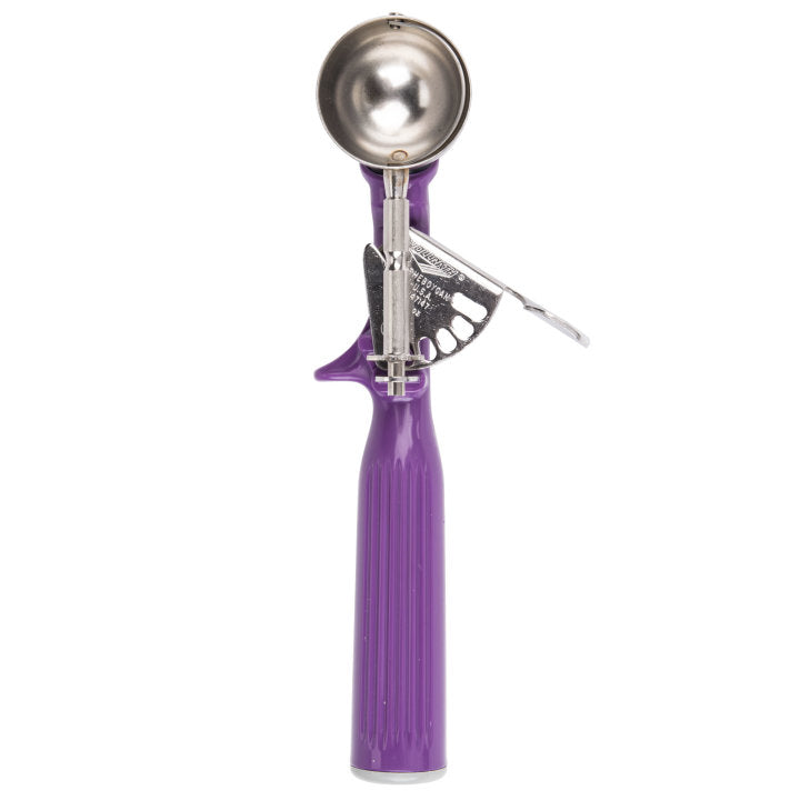 Vollrath 47147 Jacob's Pride Thumb Press Disher with One-Piece Orchid Handle 3/4 oz. - Size 40
