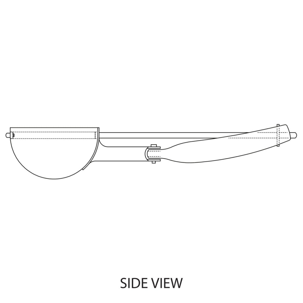 Vollrath 47157 Stainless Steel Disher with Squeeze Handle 7/8 oz. - Size 40