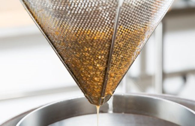 Vollrath 47166 Stainless Steel Fine Mesh China Cap Strainer with 8" dia. X 8" Deep Bowl and 10" Welded Loop Handle - 6/Case