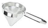 Vollrath 47167 Stainless Steel Fine Mesh China Cap Strainer with 9-3/4" dia. X 10" Deep Bowl and 10-1/4" Loop Handle - 6/Case