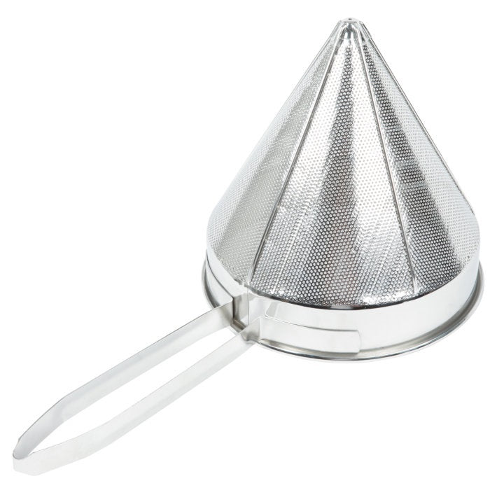 Vollrath 47167 Stainless Steel Fine Mesh China Cap Strainer with 9-3/4" dia. X 10" Deep Bowl and 10-1/4" Loop Handle - 6/Case