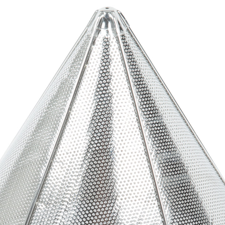Vollrath 47167 Stainless Steel Fine Mesh China Cap Strainer with 9-3/4" dia. X 10" Deep Bowl and 10-1/4" Loop Handle - 6/Case