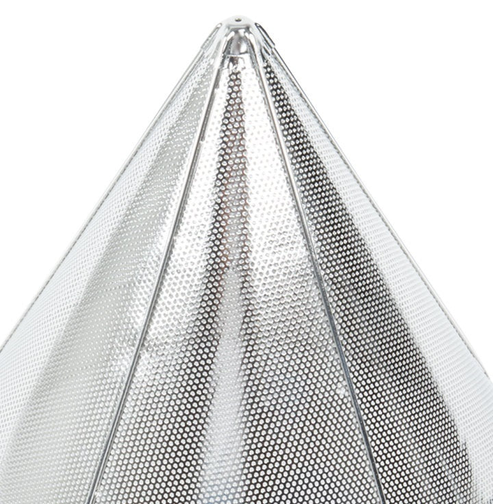 Vollrath 47168 Stainless Steel Fine Mesh China Cap Strainer with 12" dia. X 12" Deep Bowl and 10" Loop Handle - 6/Case