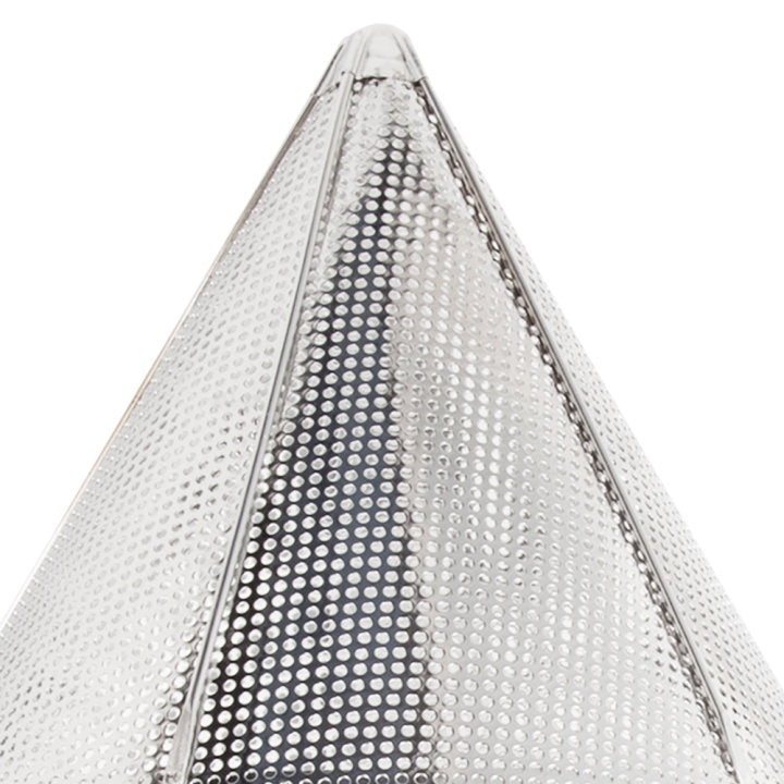 Vollrath 47177 Stainless Steel Coarse Mesh China Cap Strainer with 9-3/4" dia. x 10" Deep Blade and 10-1/4" Loop Handle - 6/Case