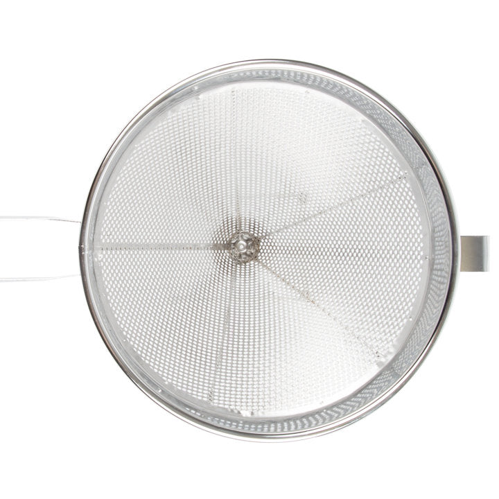 Vollrath 47177 Stainless Steel Coarse Mesh China Cap Strainer with 9-3/4" dia. x 10" Deep Blade and 10-1/4" Loop Handle - 6/Case