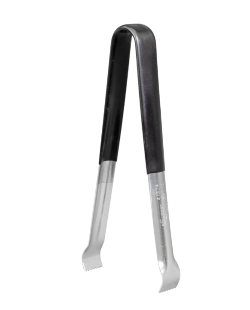 Vollrath 47329 9" Pom Tong - Heavy-Duty, Black Coating, Stainless - 12ea/Case