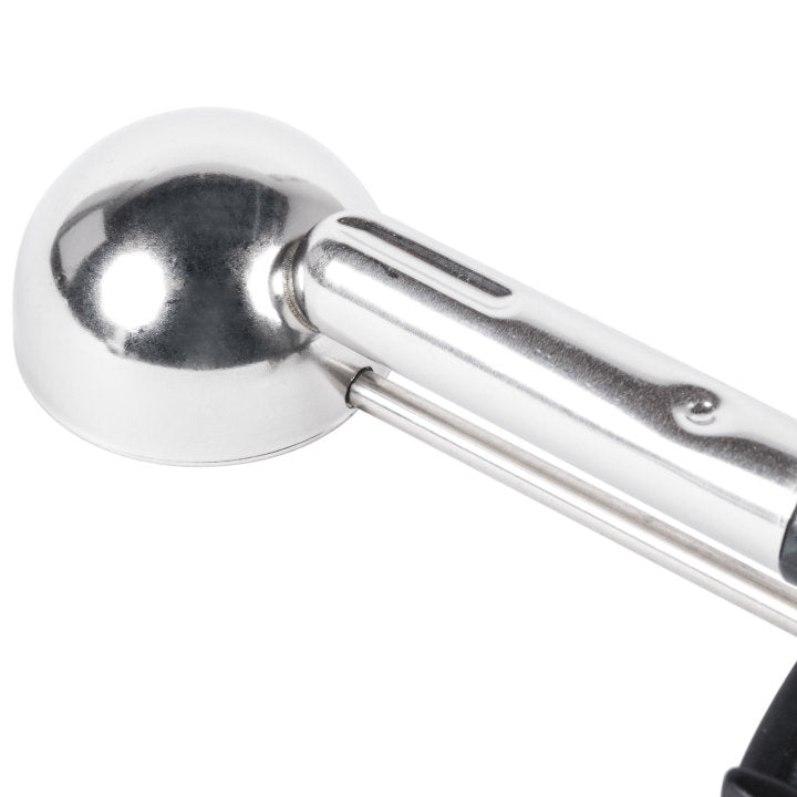 Vollrath 47377 Jacob's Pride Extended Length Disher with Black Squeeze Handle 1.13 oz. - Size 30 - 12/Case