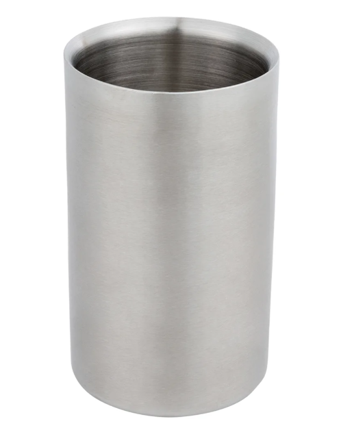 Vollrath 47605 7 3/4" Double Walled Wine Chiller - Stainless Steel, Satin Finish