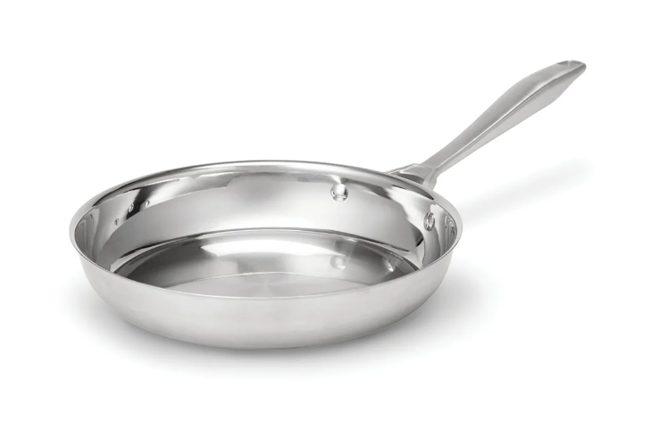 Vollrath 47752 Intrigue Stainless Steel Fry Pan with Hollow Metal Handle 11" - Induction Ready
