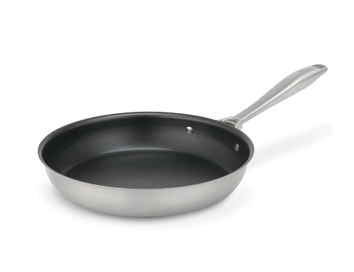 Vollrath 47757 Intrigue Non-Stick Steel Fry Pan with Hollow Metal Handle 11" - Induction Ready