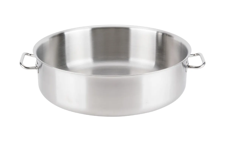 Vollrath 47762 24 qt Intrigue Stainless Steel Brazier/Casserole- Induction Ready