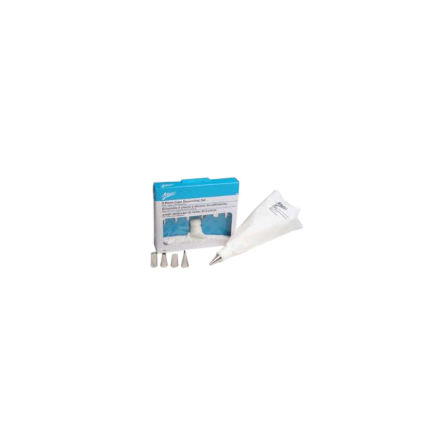 Adcraft AT-334 Ateco Cake Decorating Set with Flex Bag - 6 Tips
