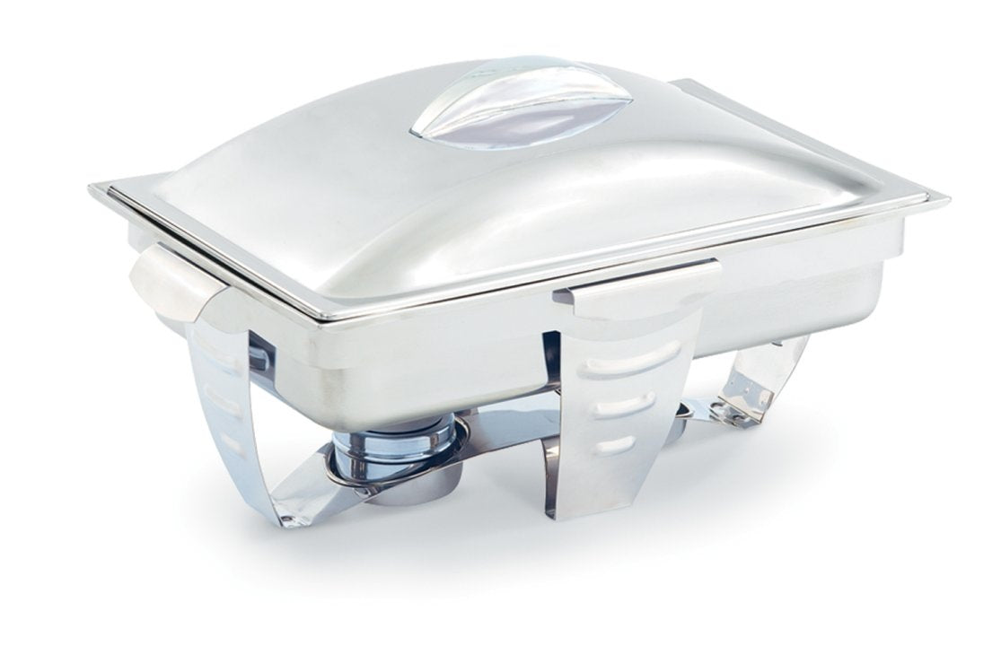 Vollrath 49520 Maximillian Steel Full Size Chafer with (2) Chafing Fuel Holders 9 qt.