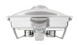Vollrath 49520 Maximillian Steel Full Size Chafer with (2) Chafing Fuel Holders 9 qt.