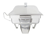 Vollrath 49520 Maximillian Steel Full Size Chafer with (2) Chafing Fuel Holders 9 qt.