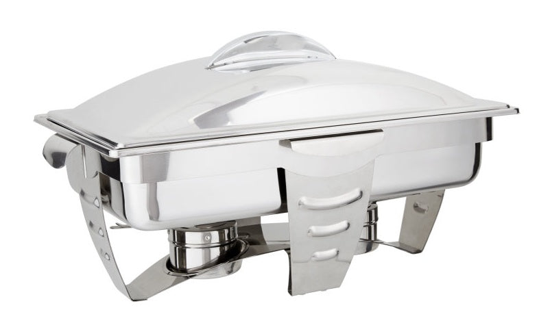 Vollrath 49520 Maximillian Steel Full Size Chafer with (2) Chafing Fuel Holders 9 qt.