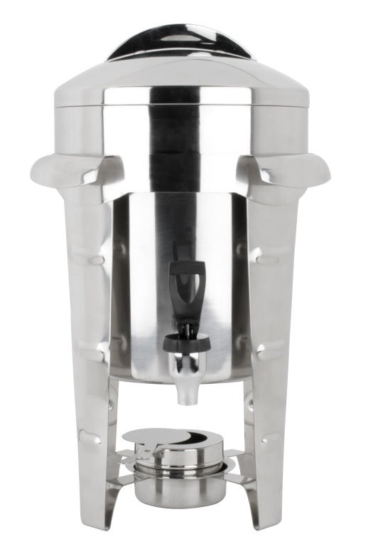 Vollrath 49525 Maximillian Steel Chafer Coffee Urn with (1) Chafing Fuel Holder 11.6 qt.