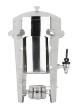 Vollrath 49525 Maximillian Steel Chafer Coffee Urn with (1) Chafing Fuel Holder 11.6 qt.