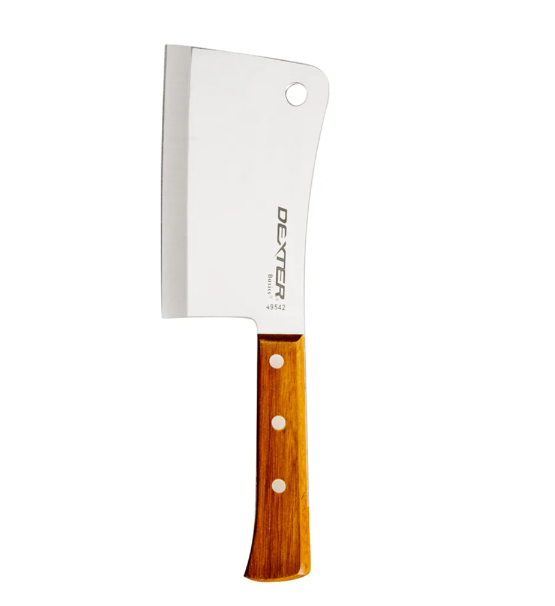 Dexter Russell 49542 6" Cleaver w/ Rosewood Handle, Stainless Steel - 6ea/Case