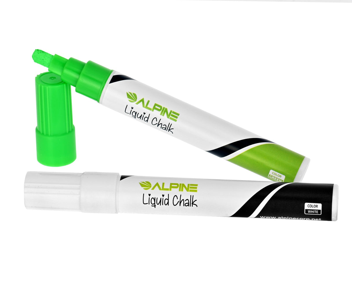 Alpine Industries 496-01 Standing or Hanging Flashing LED Write-On Message Board with (2) Colored Markers and Erasing Towel 9" x 11-4/5"