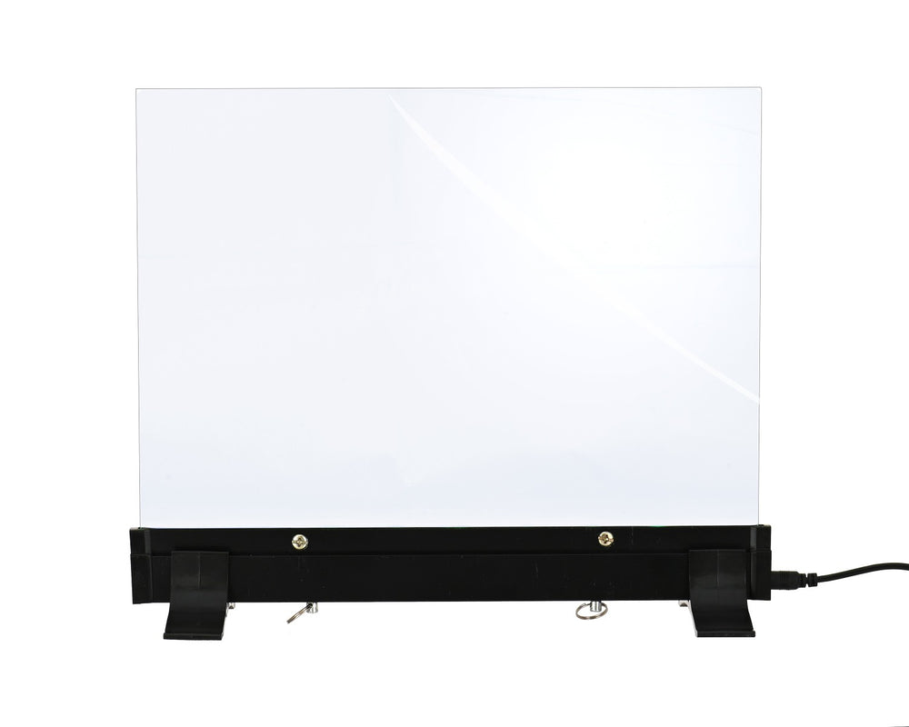 Alpine Industries 496-01 Standing or Hanging Flashing LED Write-On Message Board with (2) Colored Markers and Erasing Towel 9" x 11-4/5"