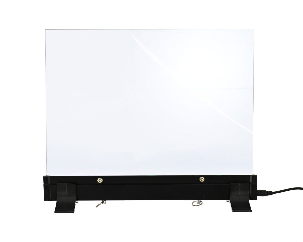 Alpine Industries 496-01 Standing or Hanging Flashing LED Write-On Message Board with (2) Colored Markers and Erasing Towel 9" x 11-4/5"