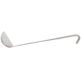 Vollrath 4980445 Jacob's Pride One-Piece Heavy-Duty Stainless Steel Ladle with 12-5/8" Gray Kool-Touch Grooved Hooked Handle 4 oz.