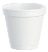 Dart 4J4 Insulated Foam Cup 4 oz (Case of 1000) Restaurant Disposable Foam Cups