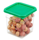 Cambro 4SFSCW135 CamSquares Food Container w/ Graduations 4 qt - Clear