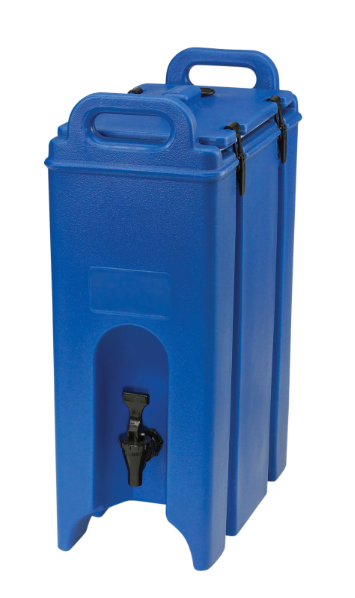 Cambro 500LCD186 Camtainer Insulated Beverage Dispenser 5 Gal. - Navy Blue