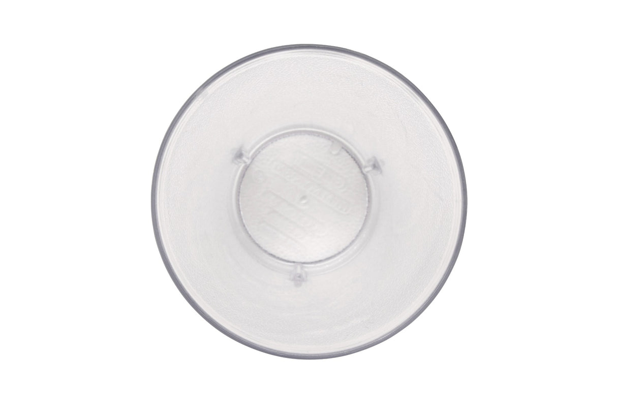 GET 5032-1-CL Short SAN Plastic Stackable Pebbled Textured Tumbler 32 oz. - Clear - 24/Case