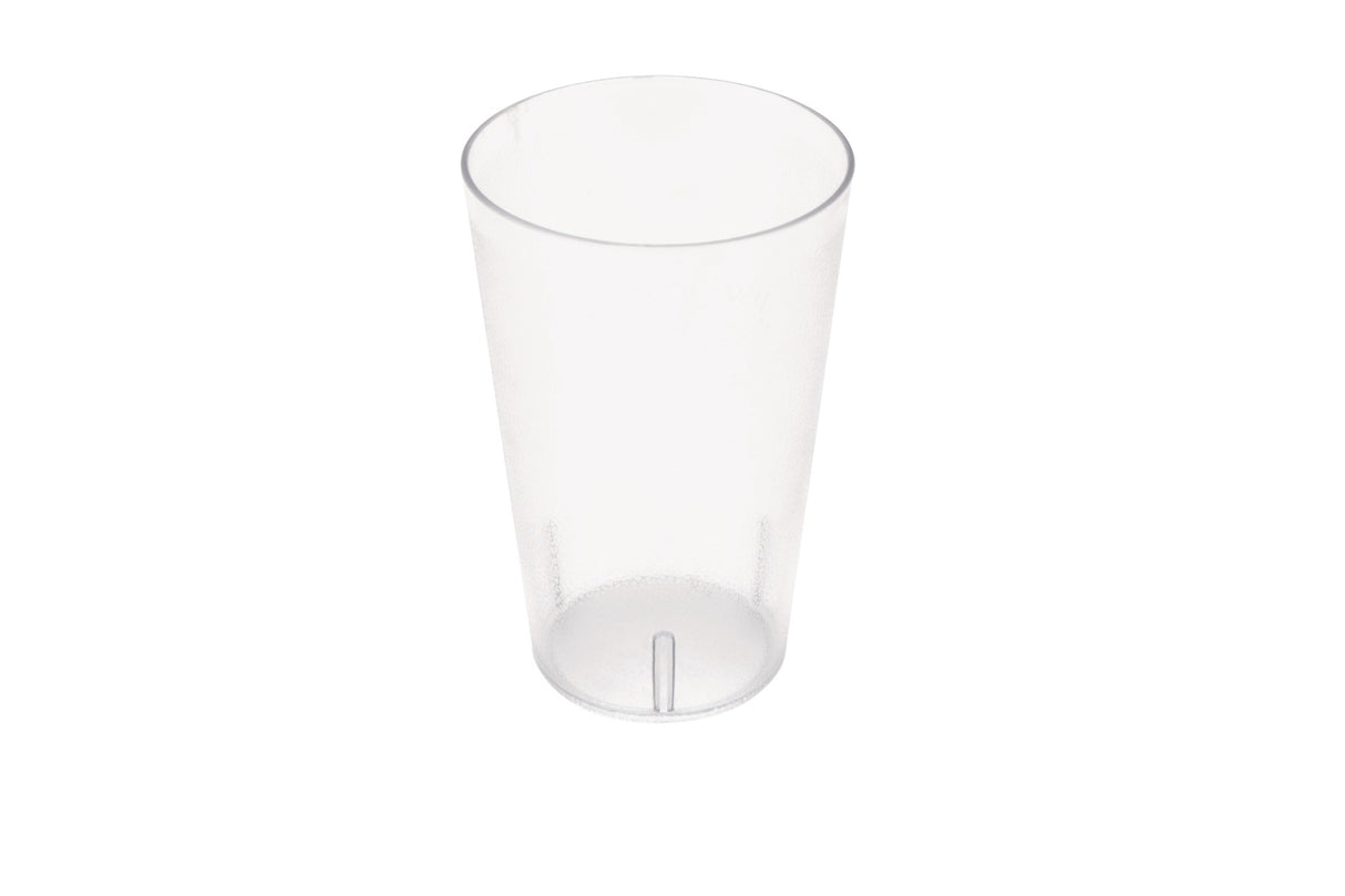 GET 5032-1-CL Short SAN Plastic Stackable Pebbled Textured Tumbler 32 oz. - Clear - 24/Case