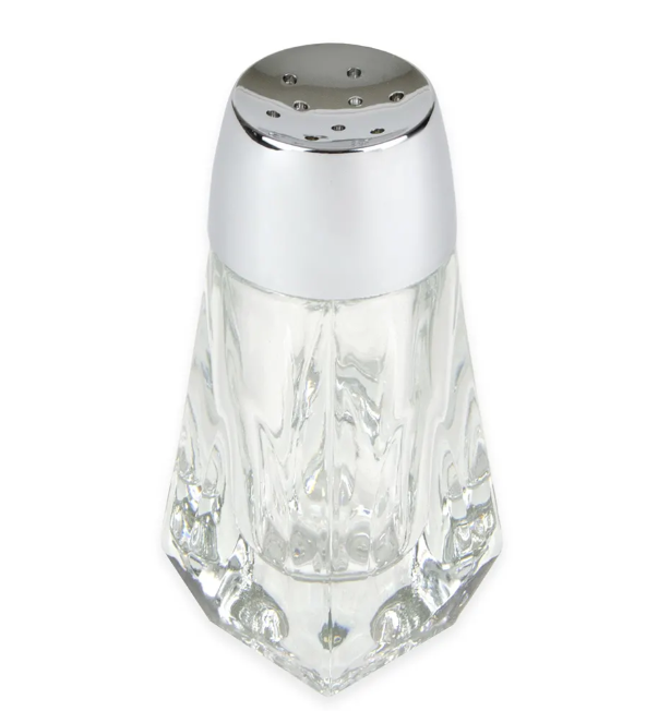 Libbey 5037 1 9/16 oz Salt/Pepper Shaker - Glass, 4 1/8"H