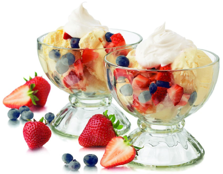 Libbey 5118 Footed Glass Supreme Bowl 18 oz. - Clear - 24/Case