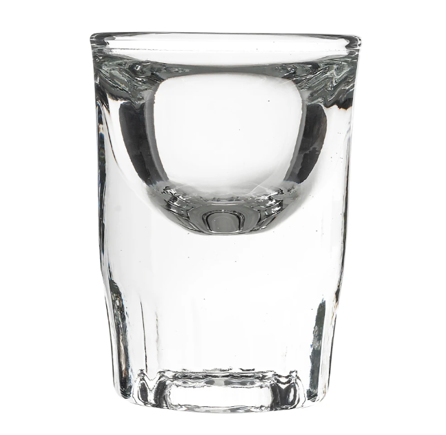Libbey 5135 1 1/4 oz Fluted Whiskey Shot Glass