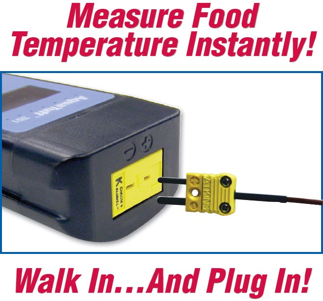 Cooper-Atkins 52048-K Thermocouple Type-K Solid Simulator Probe Thermometer with 6" Cable - (-40 to 180 Degrees F)